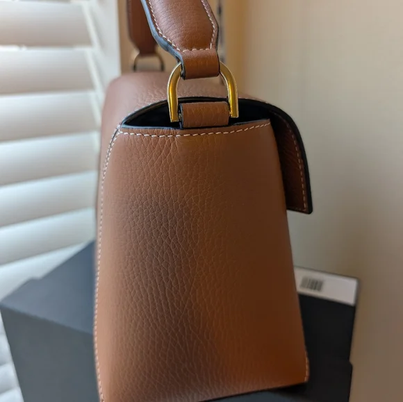 Strathberry Mosaic Top handle Grain tan Vanilla Stitch - Picture 6 of 14